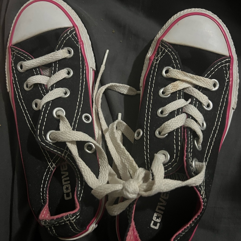 Size 12 kid- 2 pairs of Converse Kids